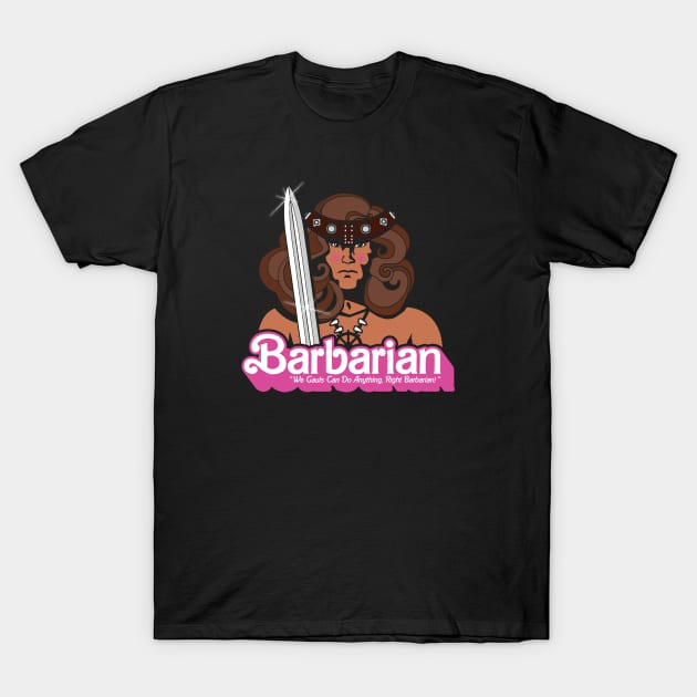 Barbarian T-Shirt by TrulyMadlyGeekly